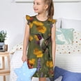 thumbnail image 4 of Fotbe Humming Bird Vestido de Dormir para Niñas de 3 a 10 Años, Mangas Cortas, Estilo Princesa, Pijama Camisón con Mangas Voladas-X-Large, 4 of 6