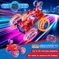 thumbnail image 4 of Spider Remote Control Car Toys for Boys- 360° Rotating RC Stunt Cars 4WD Monster Cars for Kids,2.4GHz Electric Vehicle Toy Car with LED Lights,Birthday Gift for 3 4 5 6 7 8 9 Year Old Boys, 4 of 7
