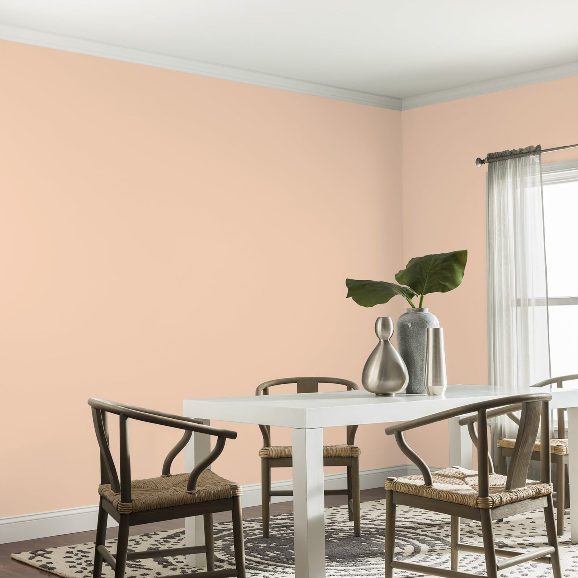 Glidden HEP Peach Darling / Orange, Eggshell Interior Paint with Primer, 1 Quart