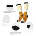 thumbnail image 3 of Gaeub Chaussettes Western Cowboy Ranch Design Imprimé Extensibles Hautes pour Hommes Femmes Adolescents, Chaussettes de Softball Soccer pour Randonnée, Sport, 3 of 6