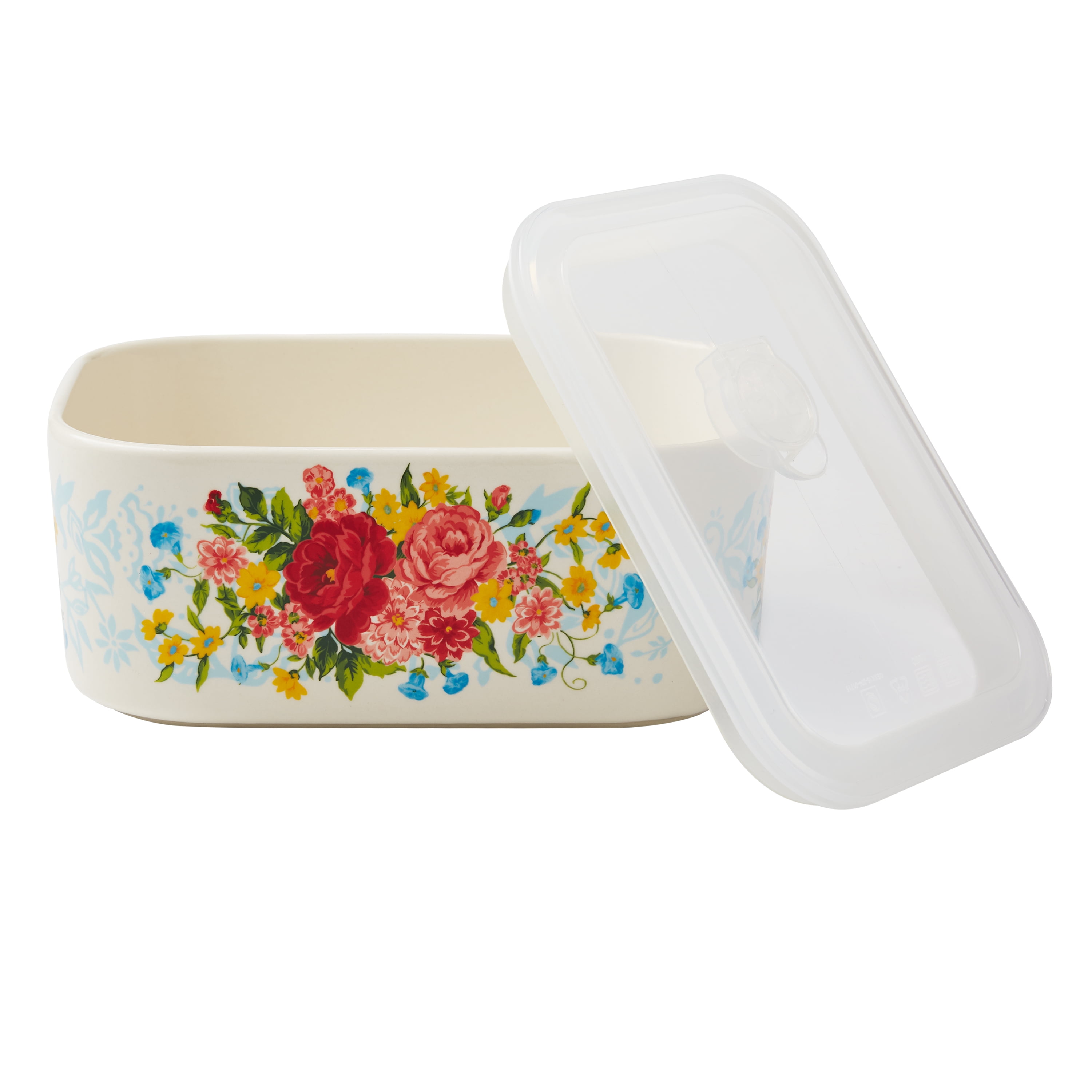 The Pioneer Woman Sweet Rose Rectangle Ceramic Nesting Bowl Set, 6 Piece  Set 