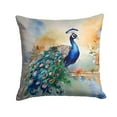 thumbnail image 2 of Peacock Throw Pillow 14 in x 14 in, 2 of 2