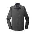 thumbnail image 3 of Port Authority Male Shirt Collar Shirt W103 Graphite X-Small, 3 of 4