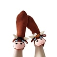 thumbnail image 1 of SUNSIOM Women Casual Socks, Cartoon Animal Style Patchwork Non-Slip Socks, 1 of 6