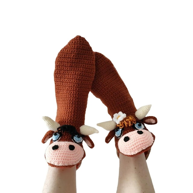 SUNSIOM Women Casual Socks, Cartoon Animal Style Patchwork Non-Slip Socks