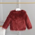 thumbnail image 3 of Dakiuu Girls Textured Jacket Cropped Open Front Long Sleeve, 3 of 6