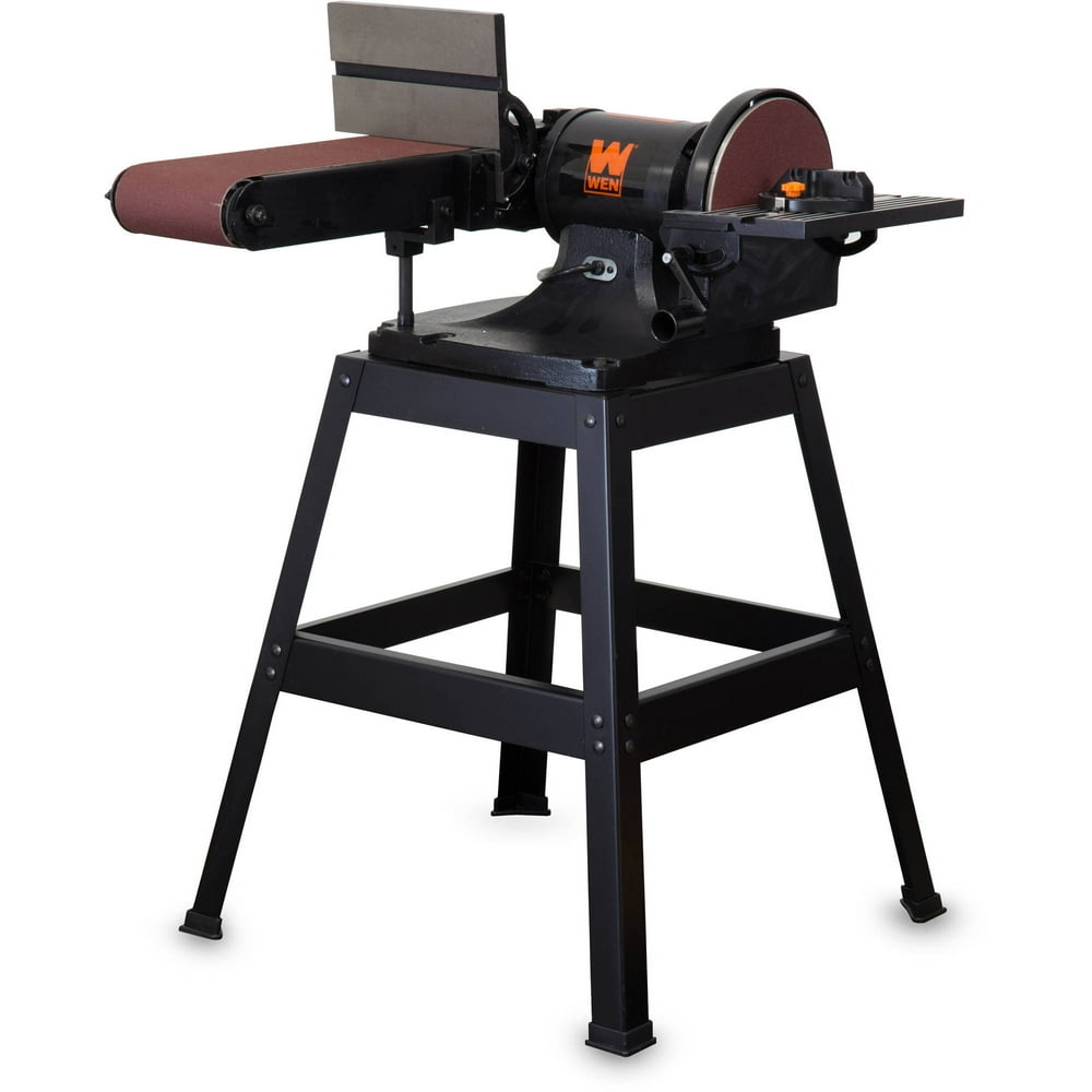 WEN 6 X 48Inch Belt And 9Inch Disc Sander With Stand, 6509