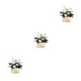 thumbnail image 1 of Kearding Simulación de bonsái, macetas artificiales, flores falsas, plástico, cerámica, decoración decorativa, alivio de la presión, Type1 NO1, 1 of 6