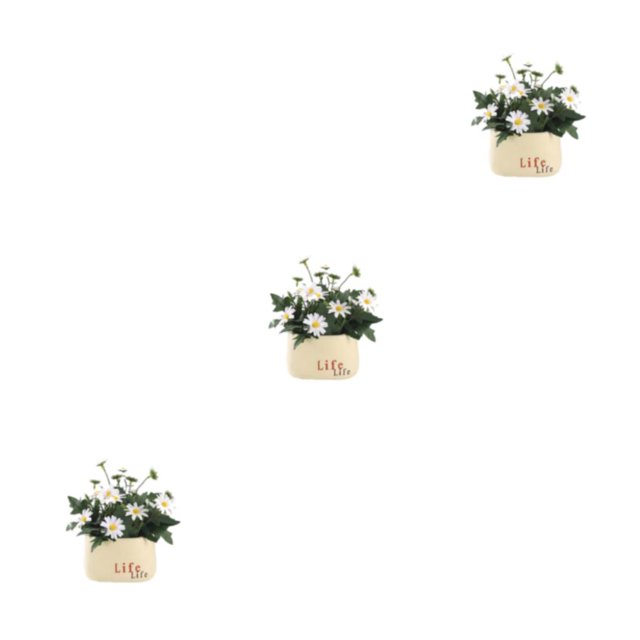 Kearding Simulación de bonsái, macetas artificiales, flores falsas, plástico, cerámica, decoración decorativa, alivio de la presión, Type1 NO1