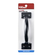 6-1/2 in. Utility Door Pull, Black