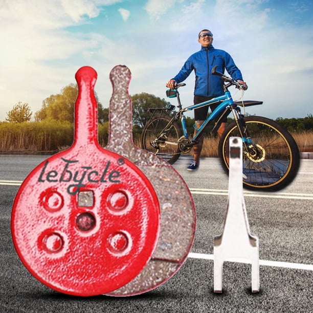 Bicicleta LEBYCLE 1 juego de pastillas Ndcxsfigh de freno de semimetálicas Pastilla de freno de disco de silenciosa