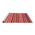 thumbnail image 2 of Ahgly Company Machine Washable Indoor Square Abstract Red Modern Area Rugs, 8' Square, 2 of 4
