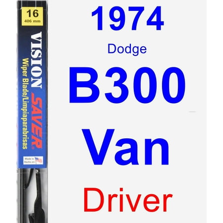 - 1974 Dodge B300 Van Driver Wiper Blade - Vision Saver