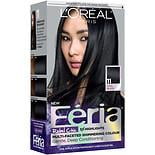 Rebel Chick - L'Oreal Paris Feria Rebel Chic Permanent Haircolor, Cool Black 1.0 ea(pack of 1)