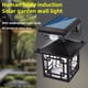 thumbnail image 3 of 【JD-1579A】 Lámpara solar pared con sensor cuerpo nuevo lámpara calle impermeable para patio exterior decorativa para casa y villa (cuadrado-B), 3 of 9