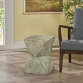 thumbnail image 2 of Noble House Waylon Modern Light Weight Concrete Outdoor Accent Table in Gray, 2 of 5