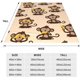 thumbnail image 4 of Bonita manta de mono y plátano, regalo para adultos o niños, para sala de estar, ropa de cama, sofá, suave, cálida, ligera, acogedora, divertida, con animales salvajes, mantas para decoración, 4 of 6