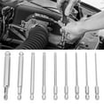 thumbnail image 4 of 9pcs Hex Head Wrench Drill Bit,  9pcs Hex Screwdriver Bit Set Rustproof S2 Steel  Ball  Hex Screwdriver Bit  Head Hex Bits 1/4 Inch Hex Shank  For Universal, 4 of 8