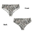 Goofa Leopard And Zebra Pattern Women's Cotton Underwear,Brief