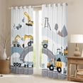 thumbnail image 2 of Castle Fairy Kawaii Truck Black Out Curtains,Car Theme Curtains Pack of 2 (42x63 Each), 2 of 6