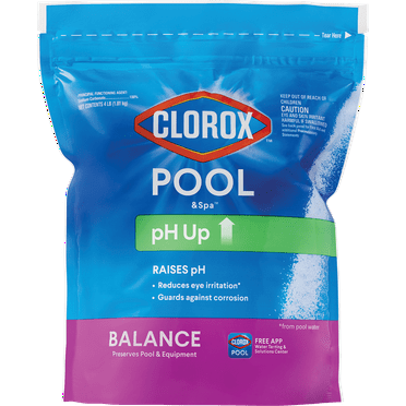 Clorox Pool&Spa pH Up for Increasing pH Levels in Swimming Pools, 4 lb Bag