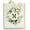 Initial M, variant on Canvas Tote Bag for Women, Cute Aesthetic Leaf Initial Trendy Cotton Personalized Birthday Bags