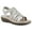 Silver, variant on White Mountain Camryn Wedge Sandal