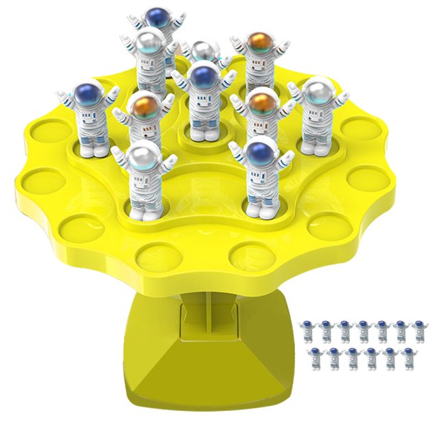 Juego De Árbol De Equilibrio Rompecabezas De Juguete Educativo Temprano Juego De Conteo De Árboles De Equilibrio Interactivo S Amarillo 24 Spaceman