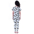 thumbnail image 3 of Moomaya Womens PrintedNightwearSet Pyjama Cotton Jersey Sleepwear 2 Pcs Nightdresses, 3 of 6