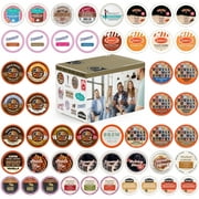 Perfect Samplers Flavored Coffee Pods Variety Pack, 50 Count for Keurig K Cup Brewers