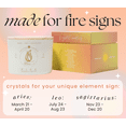 thumbnail image 3 of Aries, Leo, Sagittarius Gifts for Women - 12oz Wood Wick Candles that Crackle with Crystals and Healing Stones. Healing Crystal Candles for Women Home Scented. Soy Wax, for Zodiac Birthdate, 3 of 7