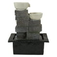 thumbnail image 7 of Northlight LED Lighted Cascading 4-Tier Bowl Indoor Water Fountain - 11", 7 of 7