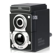 Deli Hand Crank Pencil Sharpener Manual, Black