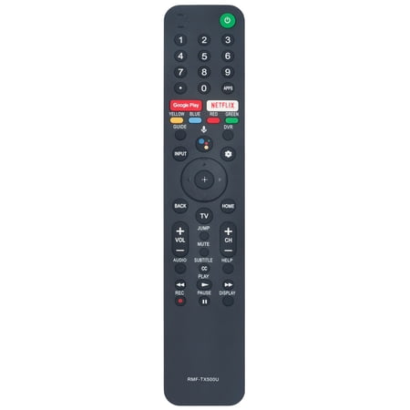 New RMF-TX500U Voice Replace Remote for Sony TV KD-75X75CH XBR-55A8H XBR-55X950G