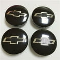 thumbnail image 2 of 4 tapas de cubo de rueda de 83 mm y 3,25 pulgadas, pajarita negra para Chevy Suburban Silverado, 2 of 5