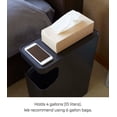 thumbnail image 4 of Yamazaki Home Side Table Trash Can, Black, ABS Plastic, 4 gallons, 15 liters, No Assembly, 4 of 7