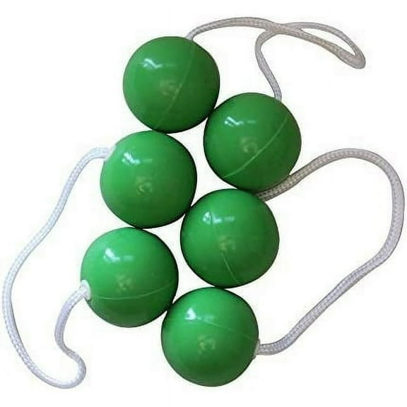 Ladder Toss Balls Replacement Indoor & Outdoor Game Set | Soft Golf balls safe for kids | Lawn Garden Outdoor Throwing Game | Accessory Pack Set of 3 Green Balls