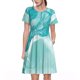 thumbnail image 1 of Disketp Teal Turquoise 1 para Vestido de Manga Corta para Mujeres, Vestidos de Verano para Mujeres, Casual y Holgado para la Playa, 1 of 6