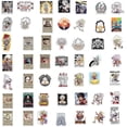 thumbnail image 4 of 100pcs Luffy Gear 5 Stickers, One PCS Piece Anime Stickers, Wanted Posters Nami Zoro Ace Luffy Chopper One pcs Sickers, 4 of 4