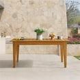 thumbnail image 2 of Barton Natural Eucalyptus Wood Outdoor Dining Table, 2 of 7