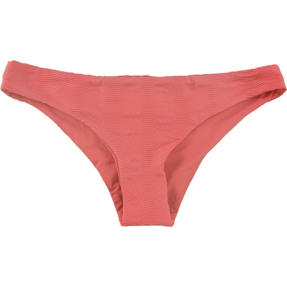 Tavik Womens Ali Textured Bikini Swim Bottom, Orange, Large