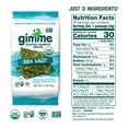thumbnail image 5 of Gimme 20 pack Sea Salt Roasted Seaweed Snacks, Premium Organic, 5 Grams, 0.17oz, 5 of 8