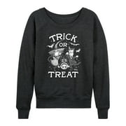 The Nightmare Before Christmas - Trick Or Treat - Women's Lightweight French Terry Long Sleeve Shirt