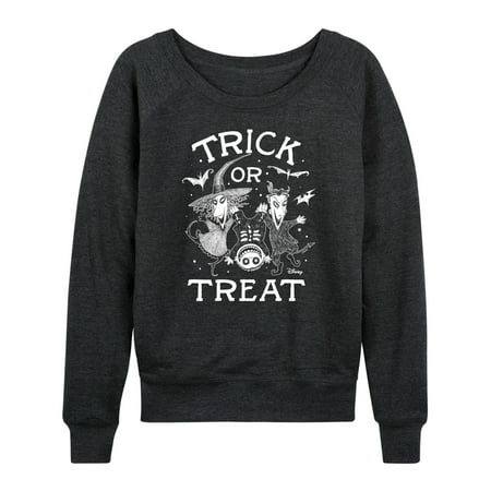 The Nightmare Before Christmas - Trick Or Treat - Women's Lightweight French Terry Long Sleeve Shirt