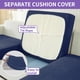 thumbnail image 4 of Funda para sofá de dos plazas ZNSAYOTX 2026 a rayas XL, 3 piezas, azul marino, 4 of 6