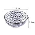 thumbnail image 4 of Japanese Rice Bowls Set of 4, 4.5 Inch, Ceramic Rice Bowls Sushi Bowls Sauce Bowls, Glazed Tableware of Various Designs, Suitable for Dessert Snacks, Cereal Soup, 4 of 4