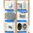 thumbnail image 3 of TABU 2.6 cu ft Portable Dryer for Clothes, 8.8 lbs Compact Dryer, Electric Dryer for Apartment,White, 3 of 9