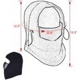 thumbnail image 4 of ZHAOCHENG Mascarilla, malla transpirable gris, versátil, a prueba de viento, motocicleta, ciclismo, pasamontañas táctico, polaina para el cuello, cascos adecuados para adultos, mujeres y hombres, tama, 4 of 5