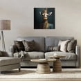 thumbnail image 3 of Stupell Industries Art Deco Giraffe Gaze in Regal Crown Canvas Art, 17 x 17, by Lazar Studio, 3 of 8