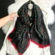 thumbnail image 4 of Minnieouse Bufanda con estampado de cachemira, versátil y fácil de combinar, suave y transpirable, para mujer, bufanda cálida con estampado Accesorios de disfraces estilo 2, 4 of 6